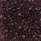 DBL1104 Transparent Mauve size 8/0 Miyuki Delica Beads, Colour 1104, 5.2g approx.