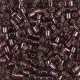 DBL1204 Silverlined Mauve size 8/0 Miyuki Delica Beads, Colour 1204, 5.2g approx.