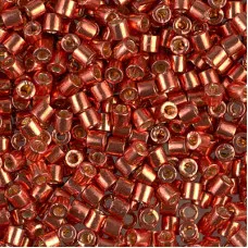 DBL1837 Duracoat Galvanised Pink Blush  size 8/0 Miyuki Delica beads, colour 183...