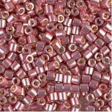 DBL1839 Duracoat Galvanised Dark Coral size 8/0 Miyuki Delica beads, colour 1839...
