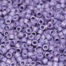 DB2293 Frost Opaque Glazed Purple Size 11/0 Miyuki Delica Beads, 5.2gm approx.