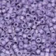 DB2293  Frost Opaque Glazed Purple Size 11/0 Miyuki Delica Beads, 50gm bag