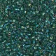 DBM0175 Emerald Transparent AB, Size 10/0  Miyuki Delica Beads, Colour code -0175 - Approx. 5.2g