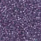 DBM0922 Sparkling Rose Lined Aqua, Size 10/0  Miyuki Delica Beads, Colour 922 - Approx. 5.2g