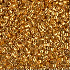 DBM1833 Duracoat Galvanised Yellow Gold - Miyuki  Miyuki Delica Beads Size 10/0 ...