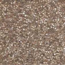Light Bronze Lined Crystal, Colour Code 0907, Size 11/0  Cut  Miyuki Delica Bead...