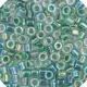 DBM0060 Green Lime AB Lined-Dyed, Size 10/0  Miyuki Delica Beads, Colour code -60 - Approx. 5.2g