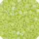 DBM0860 Chartreuse Transparent AB Matte, Size 10/0  Miyuki Delica Beads, Colour 860 - Approx. 5.2g