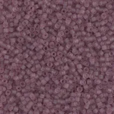 DB0765 Transparent Smoky Amethyst Matte Miyuki 11/0 Delica Beads, 5.2g approx DB0765 Transparent Smoky Amethyst Matte Miyuki 11/0 Delica Beads, 5.2g approx