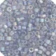 Grey Luster Transparent, Colour Code 0111, Size 11/0  Cut  Miyuki Delica Beads, 5.2g approx.