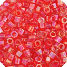 DBMC0172  Light Siam Transparent AB 10/0 Cut Miyuki Delica Beads Colour Code 017...