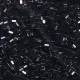 DBLC0001 Gunmetal Miyuki size 8/0 Hex Cut Miyuki Delica Beads, Colour Code 0001, approx 5.2g