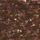 Light Brown AB , Colour Code 0122, Size 11/0  Cut  Miyuki Delica Beads, 5.2g