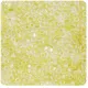 Yellow Green Sparkle Crystal Lined, Colour Code 0910, Size 11/0  Cut  Miyuki Delica Beads, 5.2g approx.