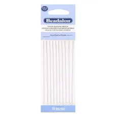 Beadalon twisted wire 5" (127mm)Beading Needles, Heavy, 4 Pack