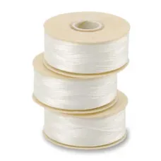 White Nymo Thread, Size O, 0.15 mm (.006 in), 82.3 meters (90 yards)