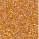 DBL0100 Light Amber Transparent AB size 8/0 Miyuki Delica Beads, Colour 0100, 5.2g approx.