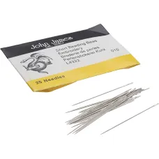Size 10 John James English Short Beading Needles, Pack of 25 Size 10 John James English Short Beading Needles, Pack of 25